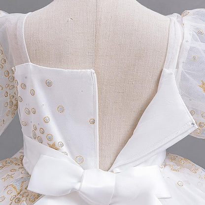 Sequin Girls' Dress Girl Kids Party Floral Flower