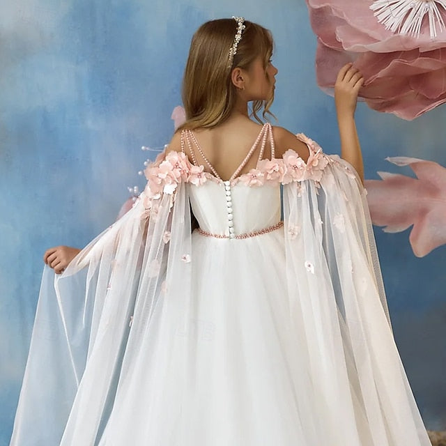 Dress Flower Party First Girls' Girl Communion