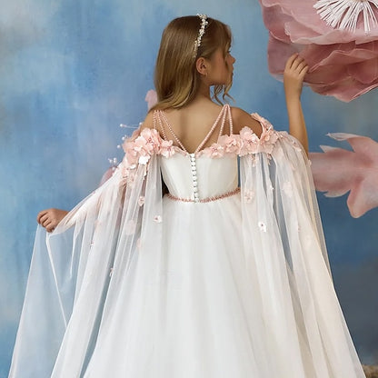 Dress Flower Party First Girls' Girl Communion