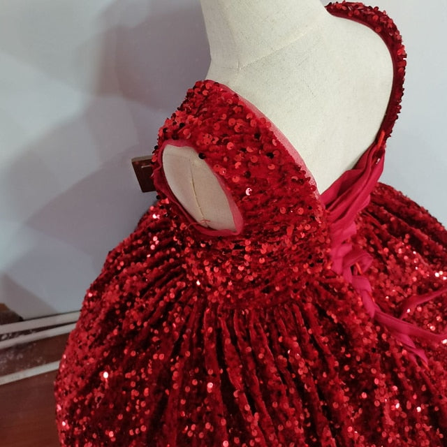 3D Dress Solid Colored Girl Sleeveless Girls' Flower