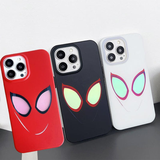 Spider-Man Laser Couple iPhone Case