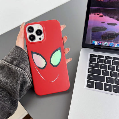 Spider-Man Laser Couple iPhone Case