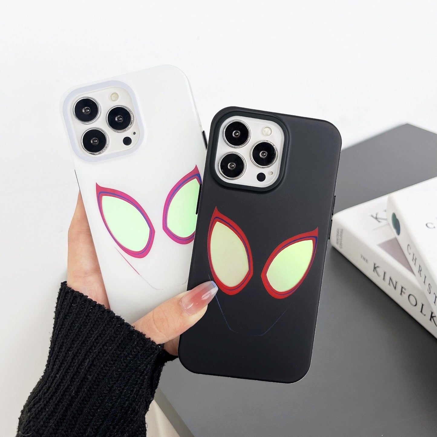 Spider-Man Laser Couple iPhone Case