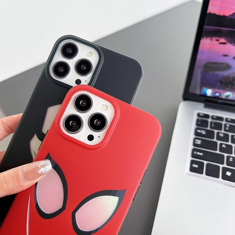 Spider-Man Laser Couple iPhone Case