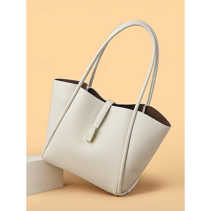 Leather Green Bag Tote Faux Women's