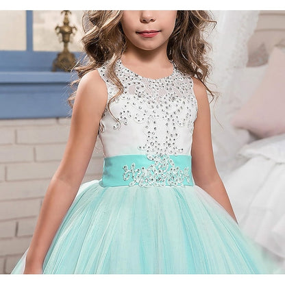 Wedding Girls' Flower Sleeveless Kids Girl Dress