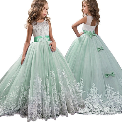 Wedding Girls' Flower Sleeveless Kids Girl Dress