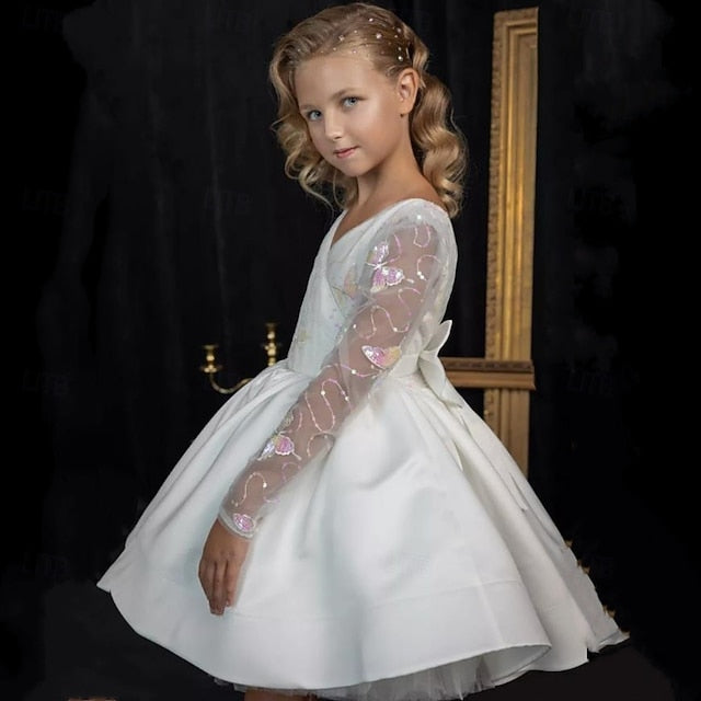 Flower Kids Party Dress Girls' Communion Girl First