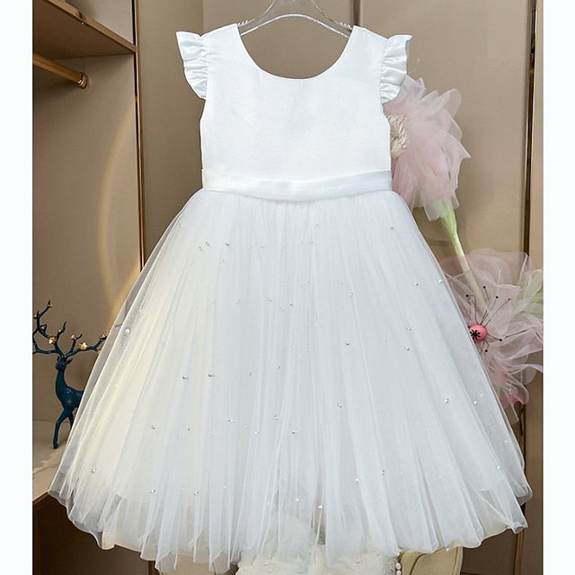 Flower Princess Dress First Communion Girl Girls'