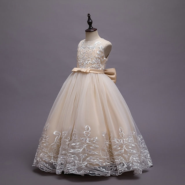 Girl Flower Girls' Dress Kid's Princess