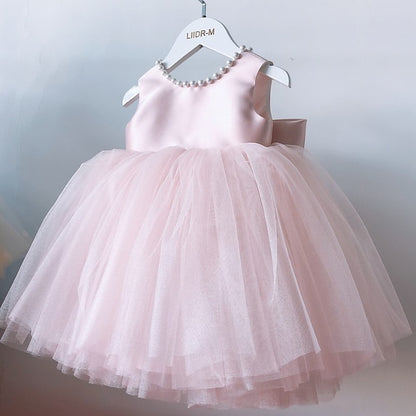 Princess Flower Wedding Girl Party Girls' Dress