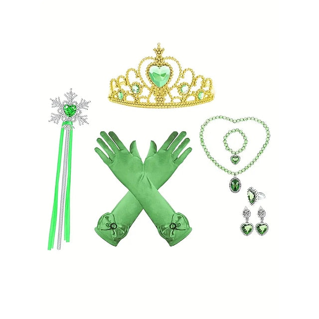 Party Princess Girl Anna Frozen Dress Fairytale Theme Flower