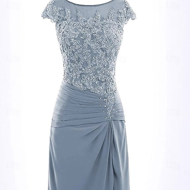 Mother of Simple the Trumpet Elegant Bride / Mermaid Dress Crew