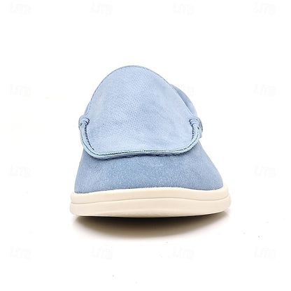 – Slip-On Loafers Blue Casual Faux Light Breathable Men's