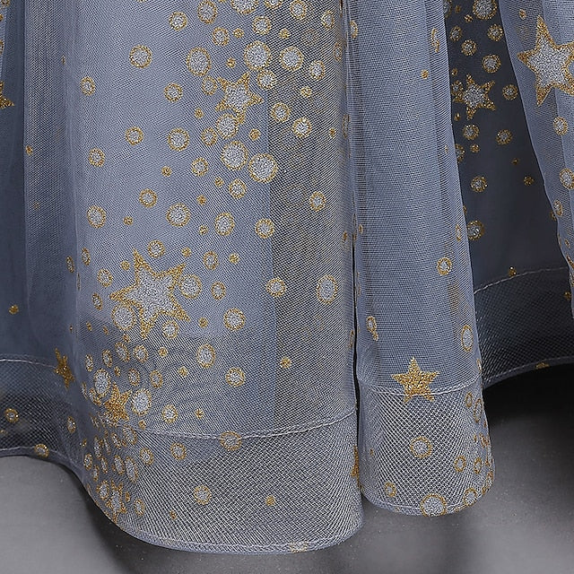 Short Flower Dress Polka Dot Girls' Party Star Kids