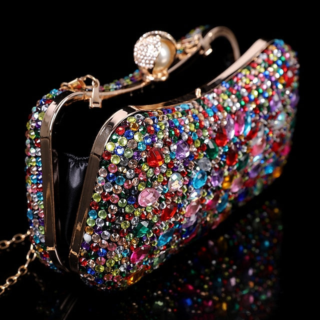 High Rhinestone Shoes Heel Multicolor Wedding Women's with