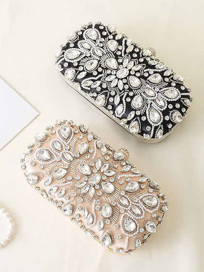 Bag Women's Clutch Crystal-Embellished