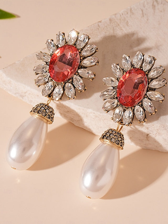 with Set Earrings Jewelry Pearl Women's