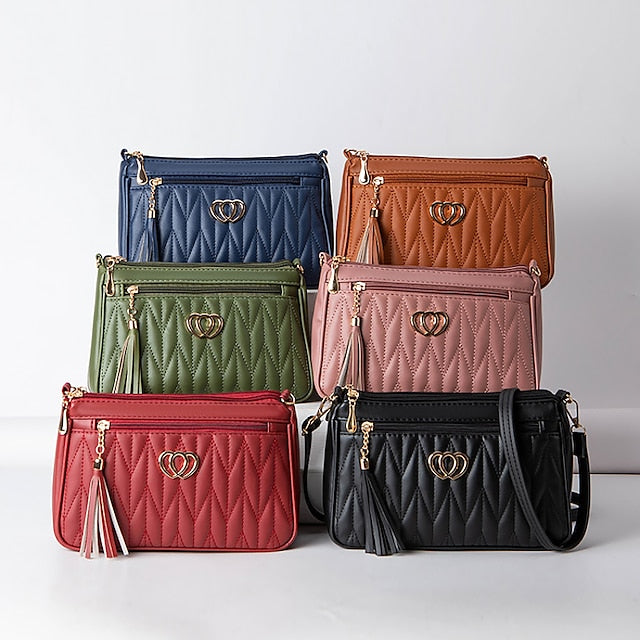 Shoulder Crossbody PU Bag Leather Hobo Women's