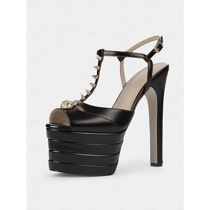 Edgy - Gold High Women's Silver Metallic and Heels Platform