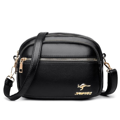 Leather Bag Dome Crossbody Shoulder PU Women's