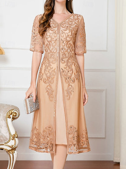 Dress the Chinese Guest Elegant of Bride Mother Wedding