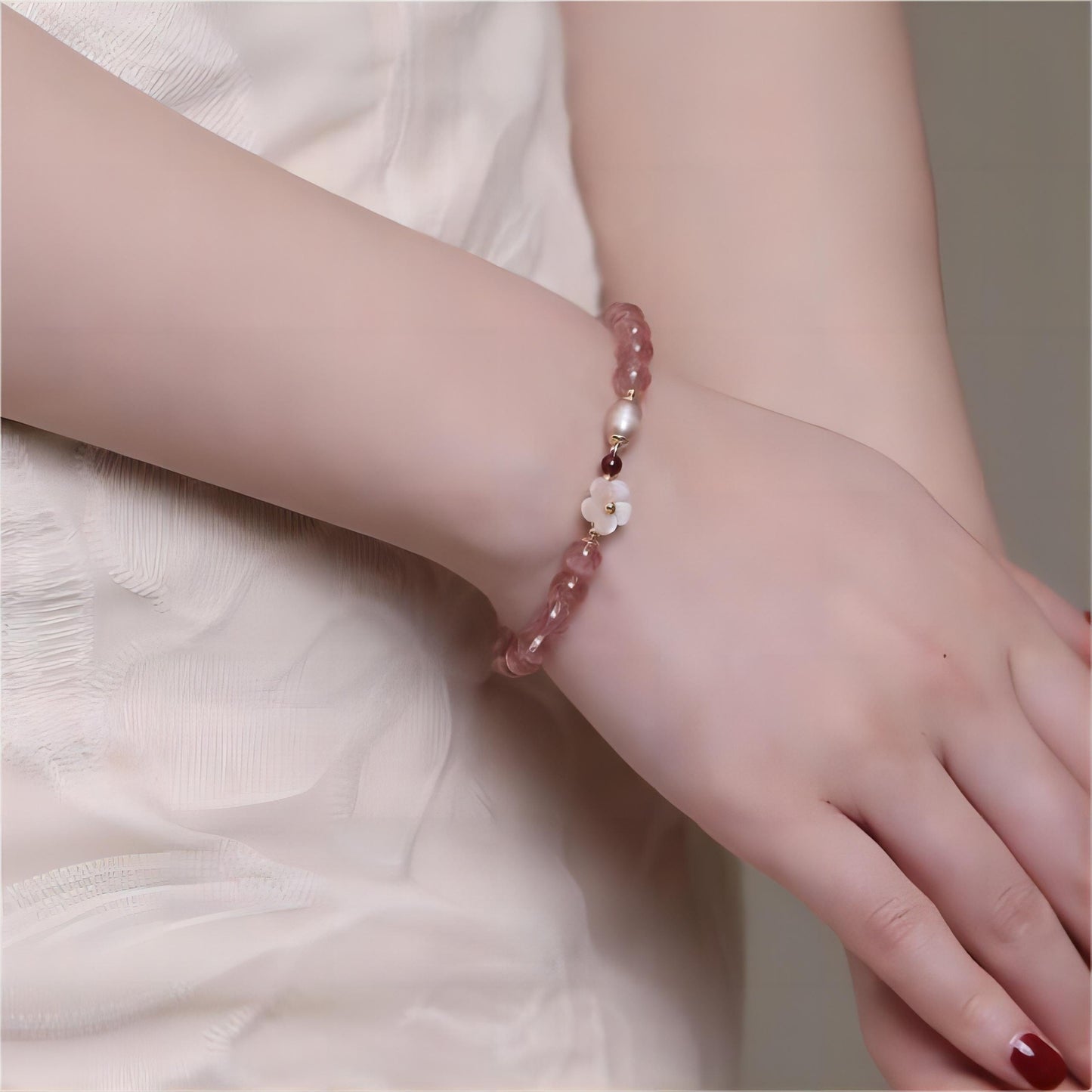 Crystal Cherry Blossom Bracelet G129