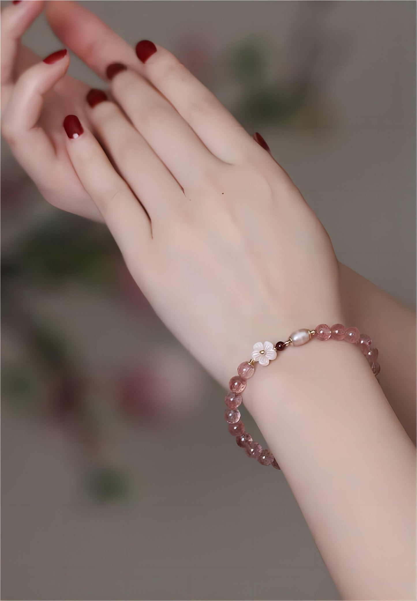 Crystal Cherry Blossom Bracelet G129