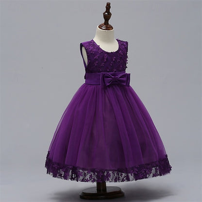 Kid's Girls' Dress Princess Flower Girl