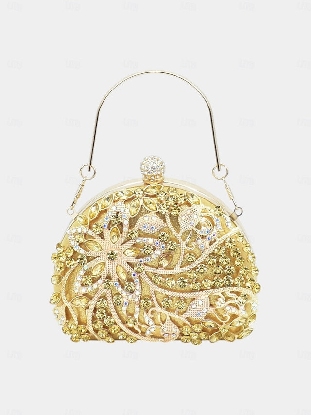 Slingback – with Handbag Matching Heels Embellished Gold