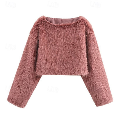 Coat Warm Leathers Comfortable Women's Fur Furs Faux