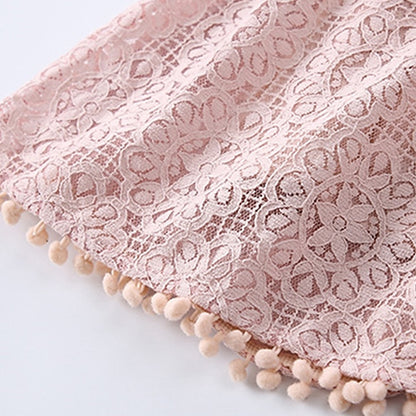 Kids Girls' Dress Short Solid Color Party Sleeve