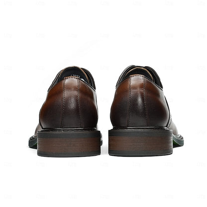 First Genuine Leather Shoes- Layer Men's Oxford