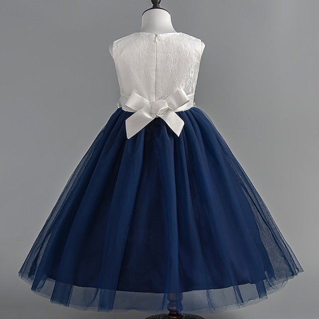 Special Wedding Sleeveless Dress Floral Girls' Party Kids