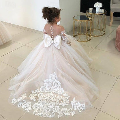 Dress Girls' Kid's Girl Princess Flower