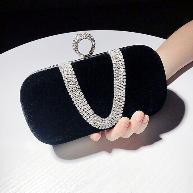Wristlet Bag Bags Evening Clutch Women's Velvet