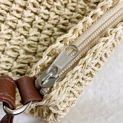 Summer Crossbody Woven Women's – Boho Natural Bag Straw