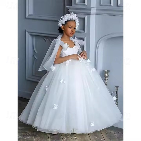 Flower Party Girls' Communion Girl First Dress