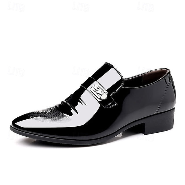 Shoes – Slip-On Patent Classic Men's Leather