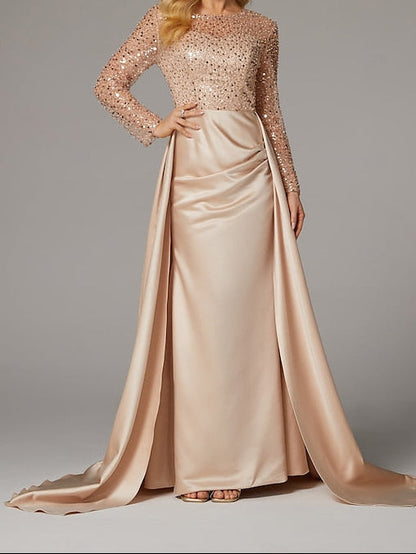 Carnival Masquerade Mermaid Evening Elegant Floor Dress Gown