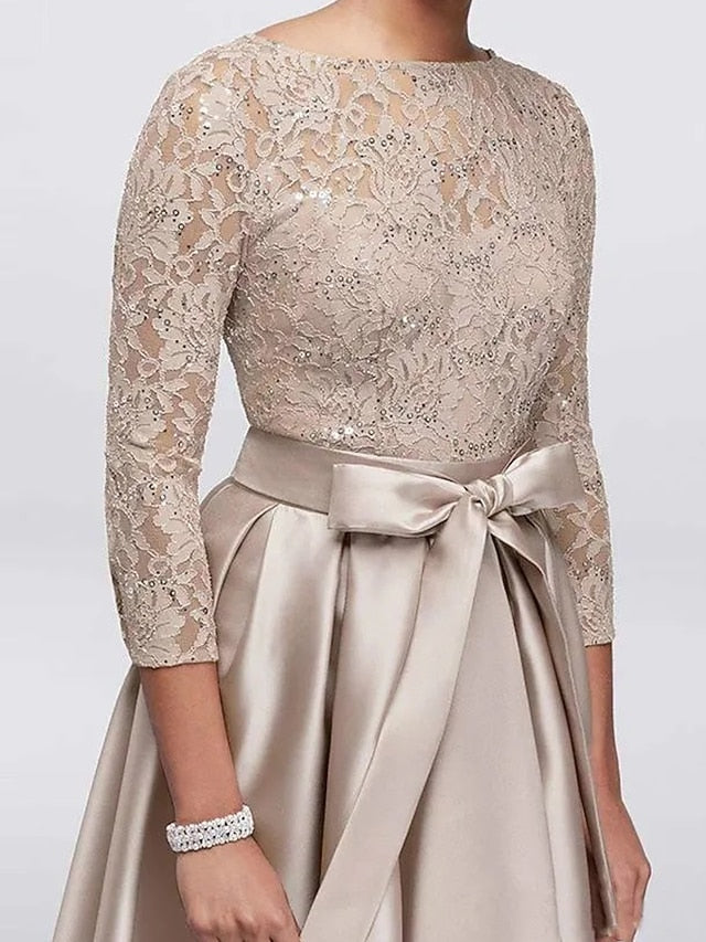 the Bride Mother of Size Wedding Dress Plus Elegant A-Line Guest