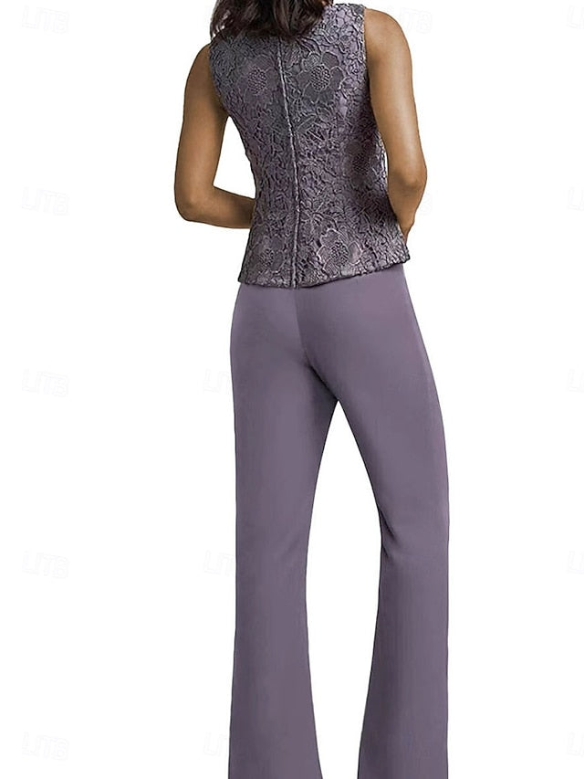 Elegant Simple of Guest Pantsuit the Wedding Mother Bride Dress