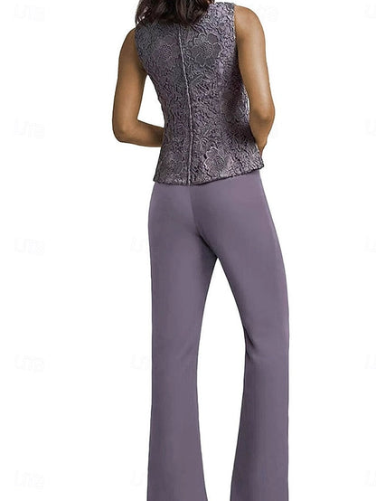 Elegant Simple of Guest Pantsuit the Wedding Mother Bride Dress