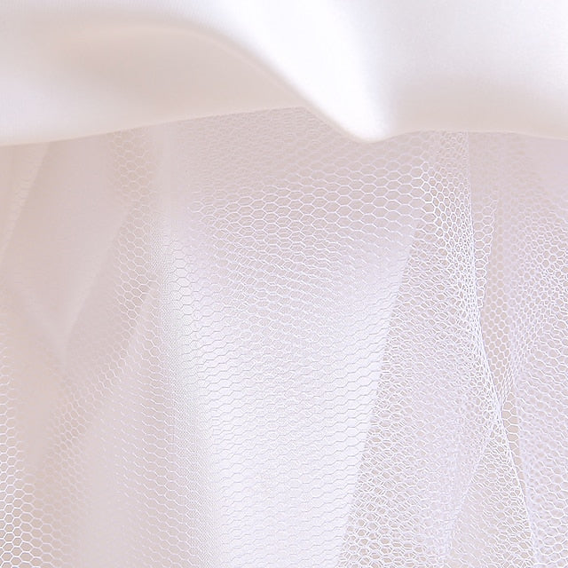 Formal Party Dress Girls' Kids Sleeveless Color Solid