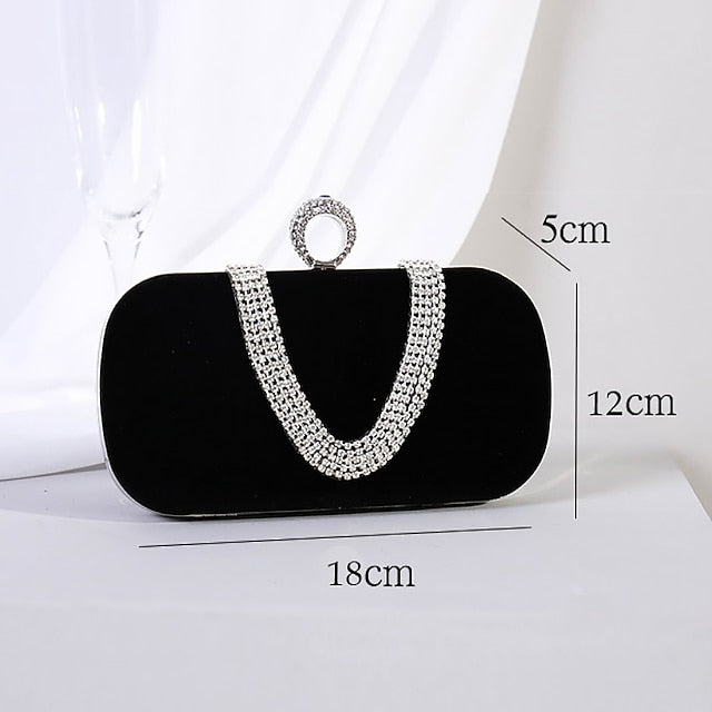 Wristlet Bag Bags Evening Clutch Women's Velvet