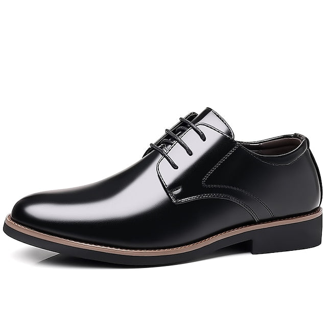 Shoes Derby Men's Formal Leather Oxfords