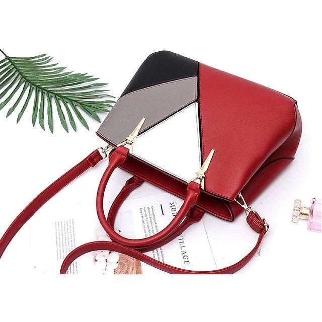 PU Shoulder Women's Bag Tote Leather Diaper Handbag