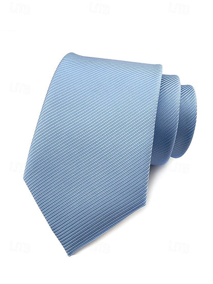 striped satin tie Men's
