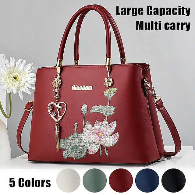 Bag PU Crossbody Handbag Women's Shoulder Boston