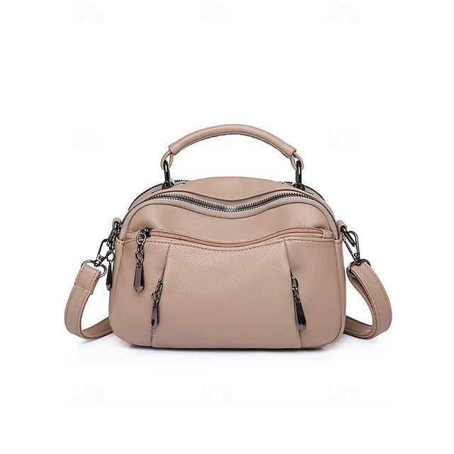 Crossbody Leather Faux Bag Women's